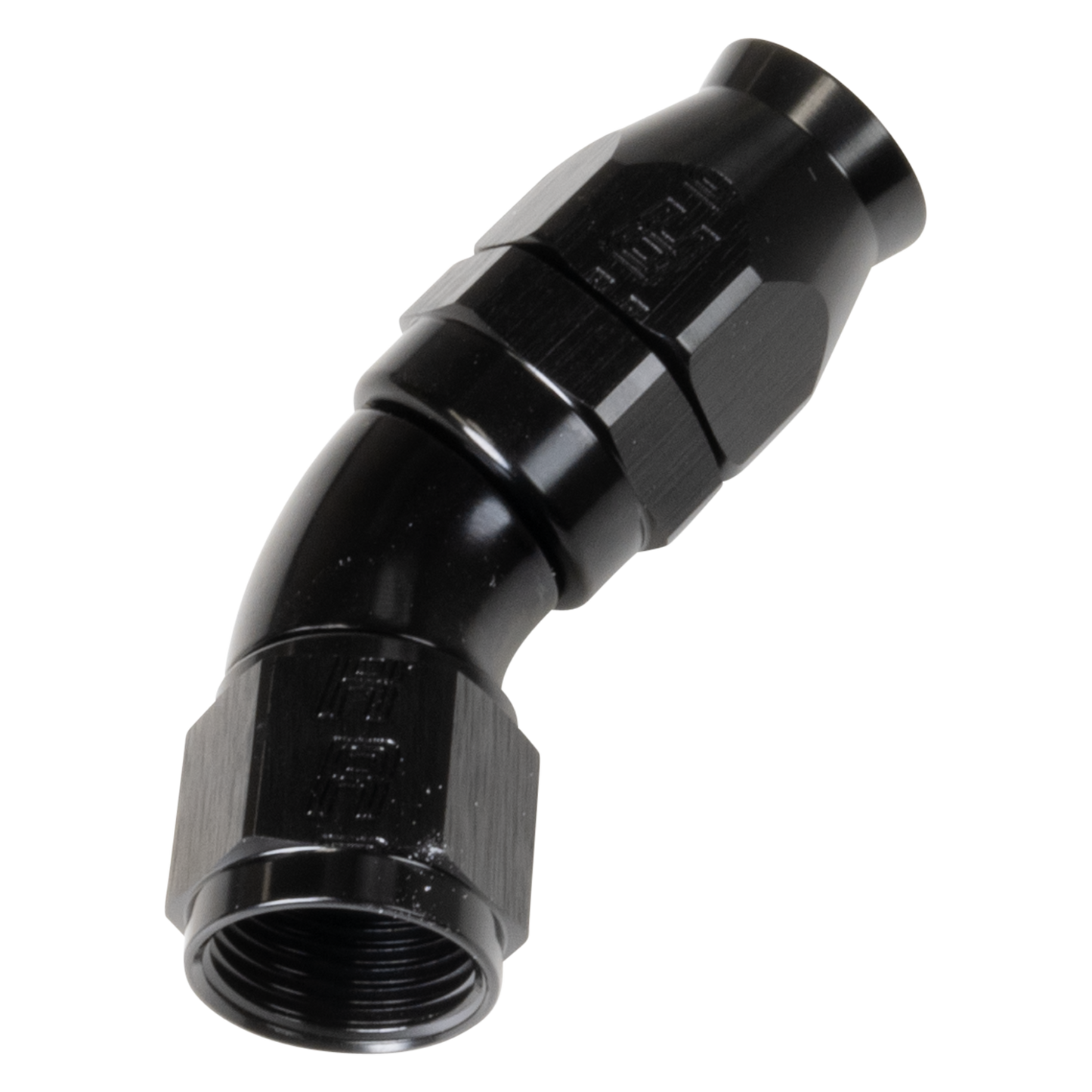 Black 45 -10 Pro PTFE Hose End