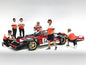 "Race Crew" 6 piece Figure Set for 1/24 Scale Models by American Diorama  free shipping USA