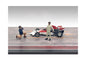 "Race Day" Two Diecast Figures Set 1 for 1/43 Scale Models by American Diorama  free shipping USA