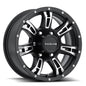 Raceline Wheels 840 Arsenal Trailer Black with Machined Spoke Wheels - 84055012