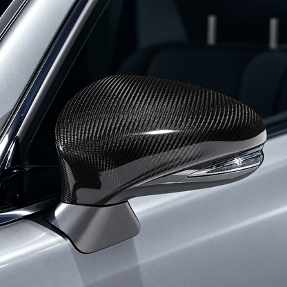 TR Style Full Carbon Fiber Mirror Covers Caps for Lexus IS ES RC LS LC UX