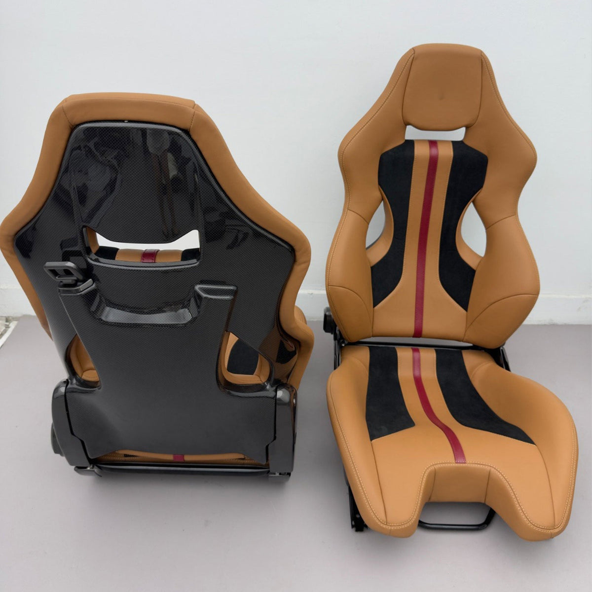 Alcantara Dry Carbon Fiber Racing Seats for Lamborghini Huracan STO Aventador Urus