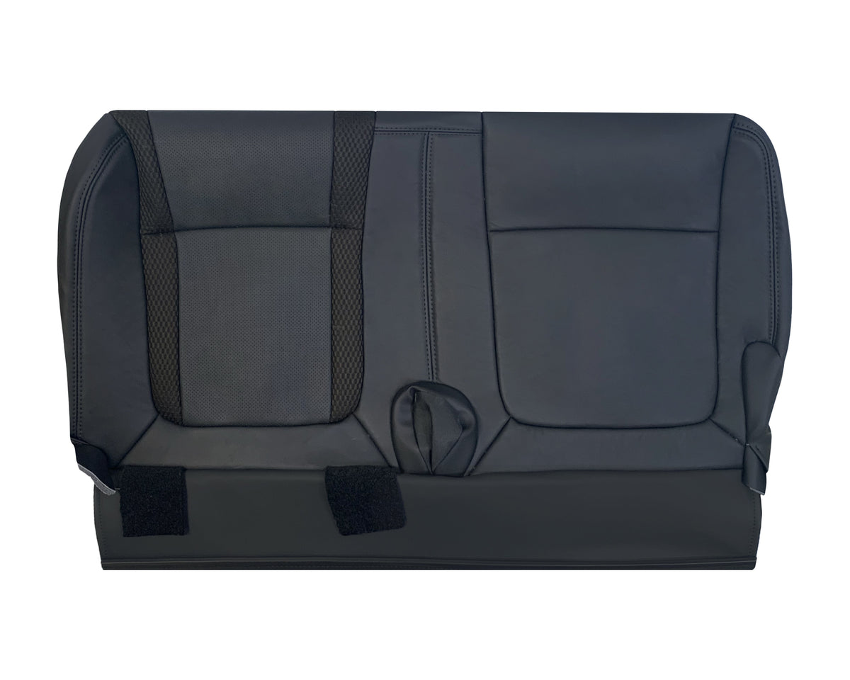 2010 - 2014 Ford F150 Raptor Second Row 60 Piece Bottom Perforated Seat Cover in Black Choose: Leather or Vinyl