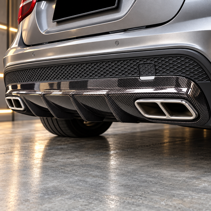 Carbon Fiber Performance Rear Diffuser for Mercedes Benz GLA X156
