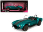 Shelby Cobra 427 MKII Teal Metallic with Gray Stripes "Pink Slips" Series 1/18 Diecast Model Car by Jada  free shipping USA