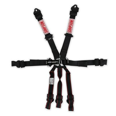 Simpson Double Pull Down Latch and Link SFI Harnesses - 12LD7WC