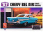 Skill 2 Model Kit 1957 Chevrolet Bel Air Street Machine "Kustom Kruisers" 1/25 Scale Model by AMT  free shipping USA