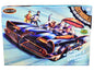 Skill 2 Model Kit 1966 Batmobile "Bad Guy Getaway Edition" with Penguin and Catwoman Figures "Batman" (1966-1968) TV Series 1/25 Scale Model by Polar Lights  free shipping USA