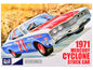 Skill 2 Model Kit 1971 Mercury Cyclone Stock Car 1/25 Scale Model by MPC  free shipping USA