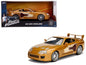 Slap Jack's Toyota Supra Gold "Fast & Furious" Movie 1/24 Diecast Model Car by Jada  free shipping USA