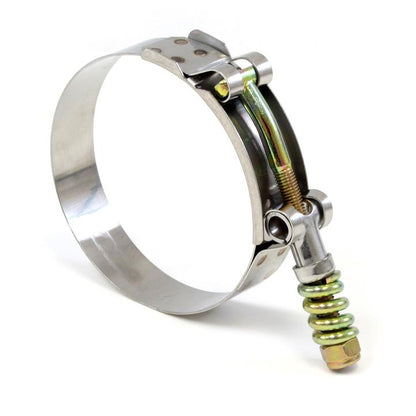 HPS Performance Products HPS Stainless Steel Spring Loaded T-Bolt Hose Clamp SAE 44 for 2" ID hose - Effective Size: 2.25"-2.56"