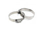 HPS Performance Products HPS Stainless Steel Worm Gear Liner Hose Clamp SAE 80 2pc Pack 4-5/8" - 5-1/2" (117mm-140mm)