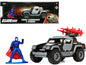 Stinger with Missile Launcher and Cobra Commander Diecast Figurine "G.I. Joe" "Hollywood Rides" Series 1/32 Diecast Model Car by Jada  free shipping USA