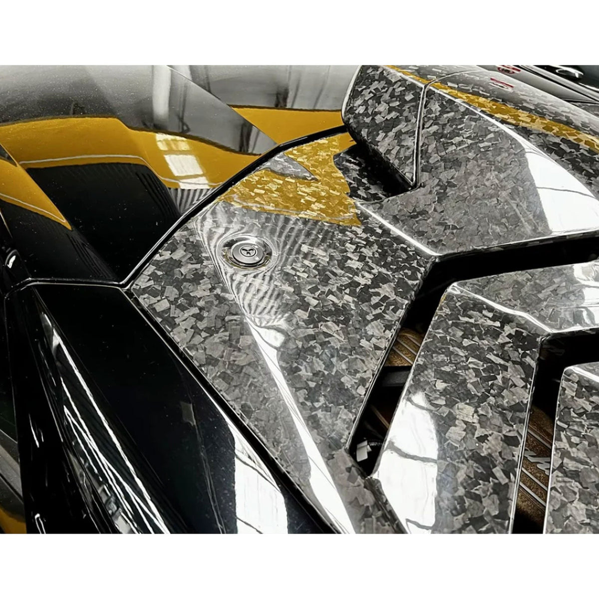 STO Style Carbon Fiber Engine Hood for Lamborghini Huracan LP580 LP610 EVO