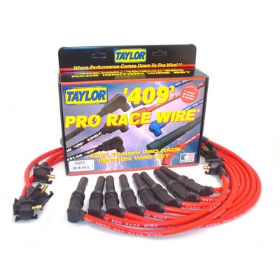 Taylor 409 Pro Race Spiro-Wound 10.4mm Spark Plug Wires - 79257