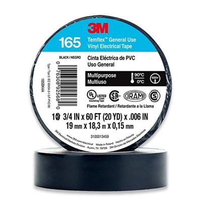 3M Products Temflex Vinyl Electrical Tape 165 - 7100169254