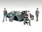 "Top Tuners" 5 piece Figure Set "Premium" Series for 1/18 Scale Models by American Diorama  free shipping USA