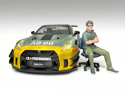 "Top Tuners" Figure #1 "Premium" Series for 1/18 Scale Models by American Diorama  free shipping USA
