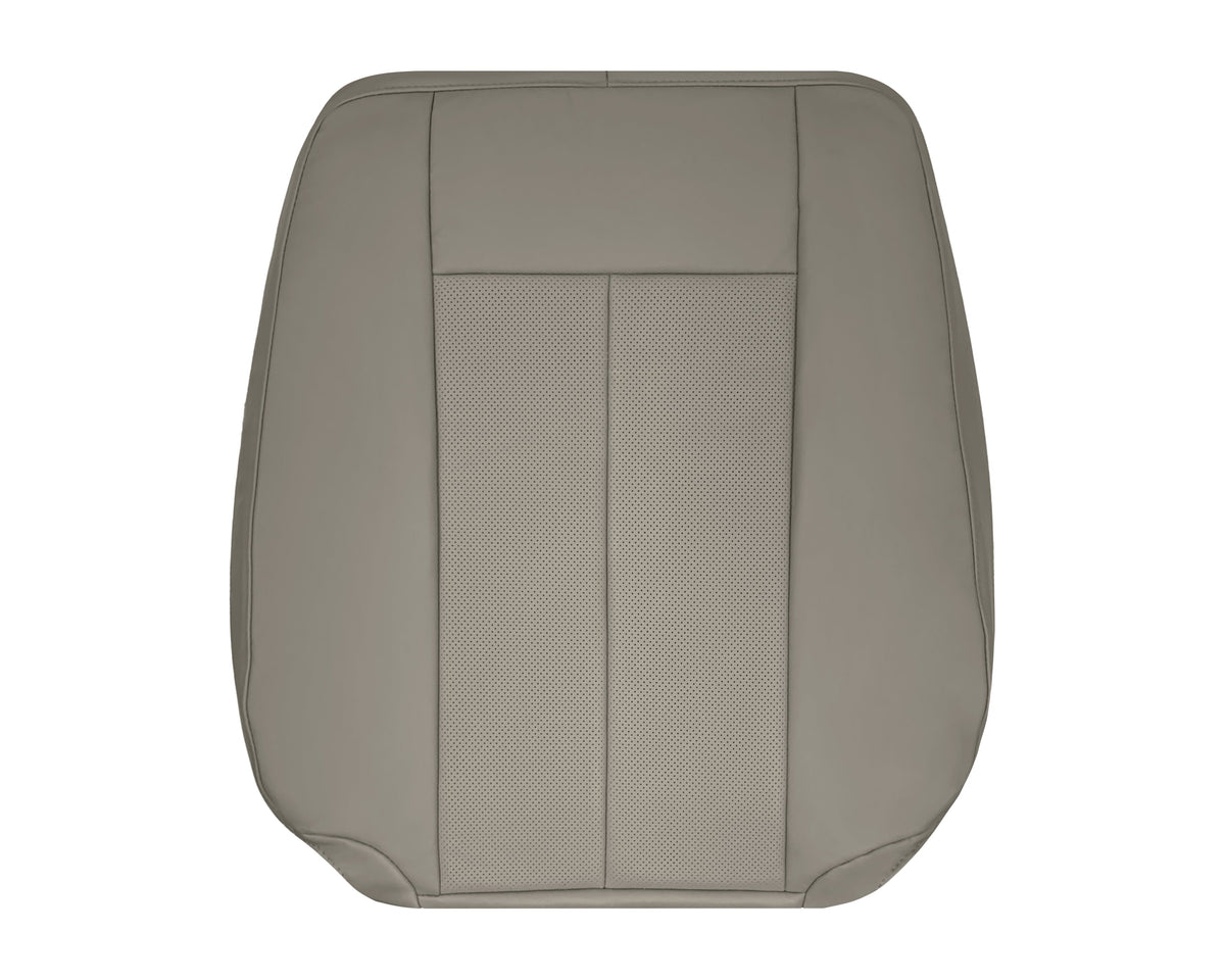 2007-2014 Ford Expedition Eddie Bauer/XLT PERFORATED Leather Replacement Seat Cover in Gray
