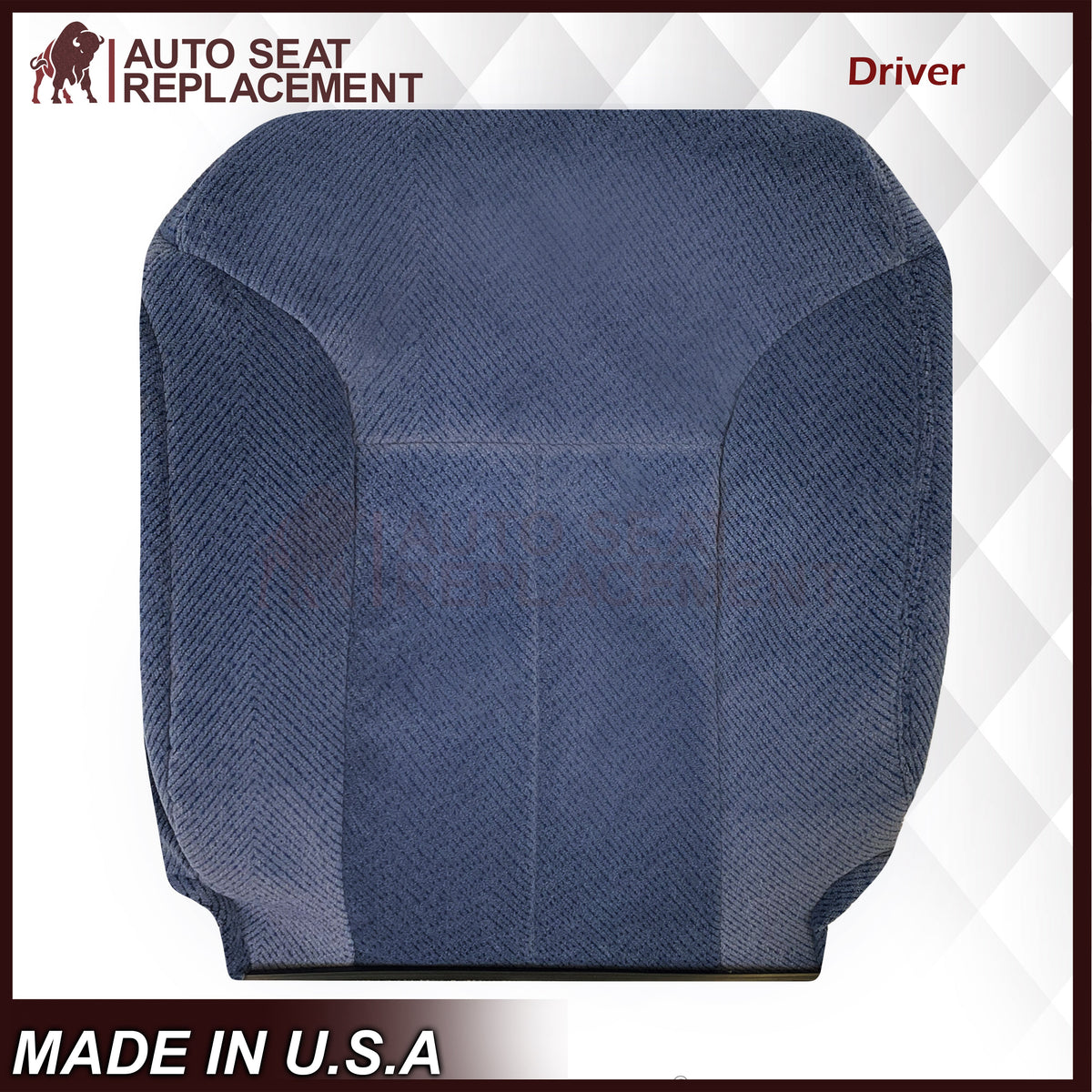 1995-1999 Chevy Tahoe Suburban Silverado Replacement Cloth Seat Cover in Navy Blue: Choose your options