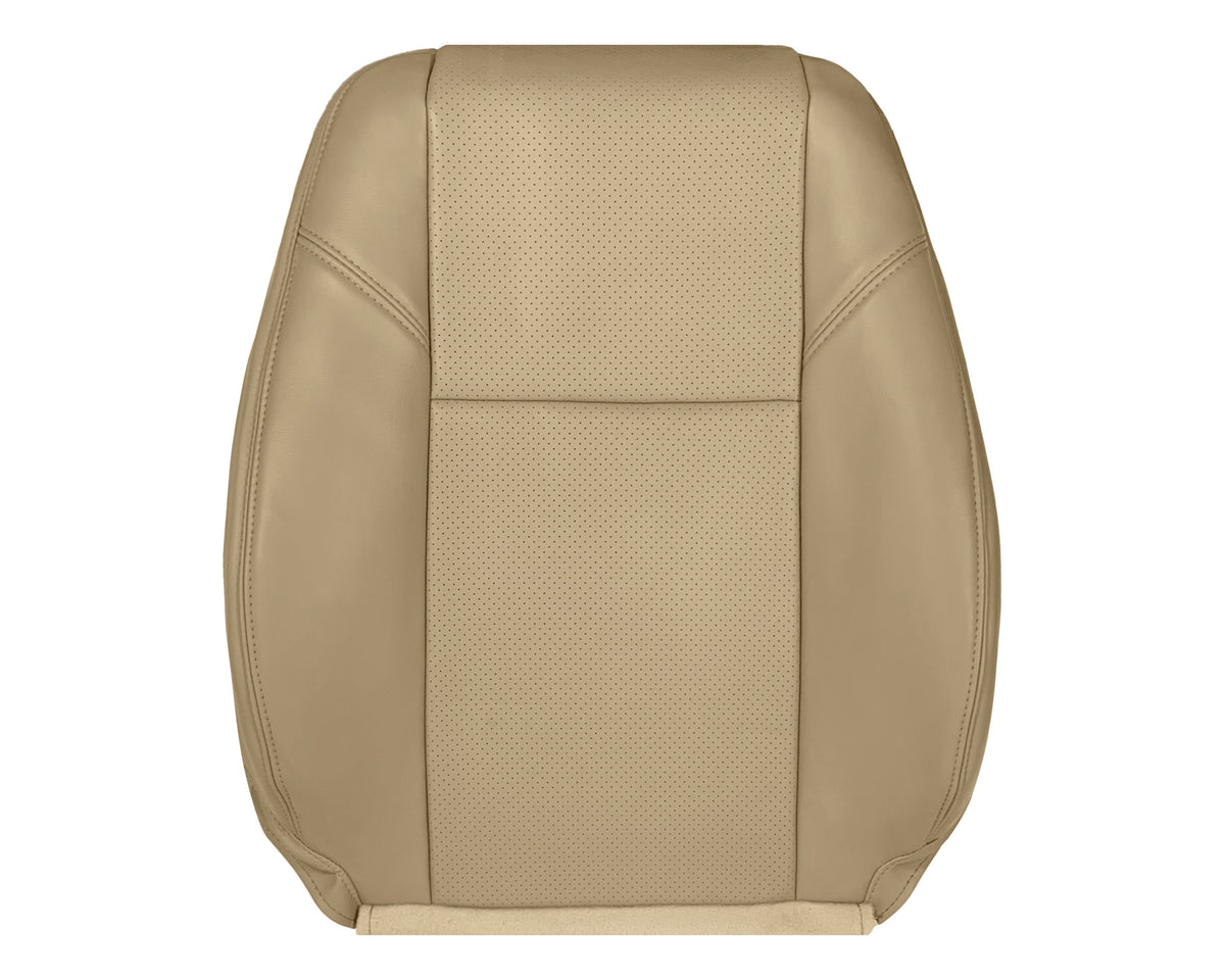 2007-2014 Chevy Silverado Suburban Tahoe Perforated Seat Cover in Light Cashmere Tan: Choose From Variation