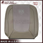 2004-2005 Dodge Ram 1500 2500 3500 4500 Laramie SLT Replacement Synthetic Leather & Suede Seat Cover In Tan