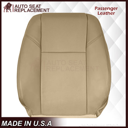 2007-2014 Chevy Silverado Suburban Tahoe Perforated Seat Cover in Light Cashmere Tan: Choose From Variation