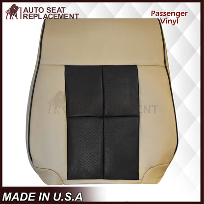 2007 - 2014 Lincoln Navigator Replacement Genuine Leather or Synthetic Leather Seat Cover in Tan & Black