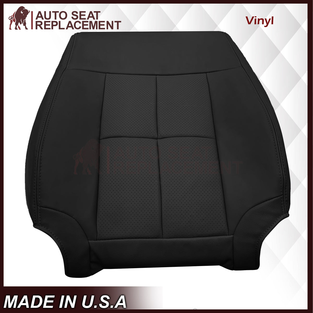 2007 - 2014 Lincoln Navigator Replacement Seat Covers in Black Leather or Synthetic Leather
