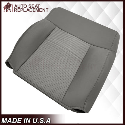2007 2008 Ford F-150 XLT Replacement Driver OR Passenger Seat Cover in Gray Fabric