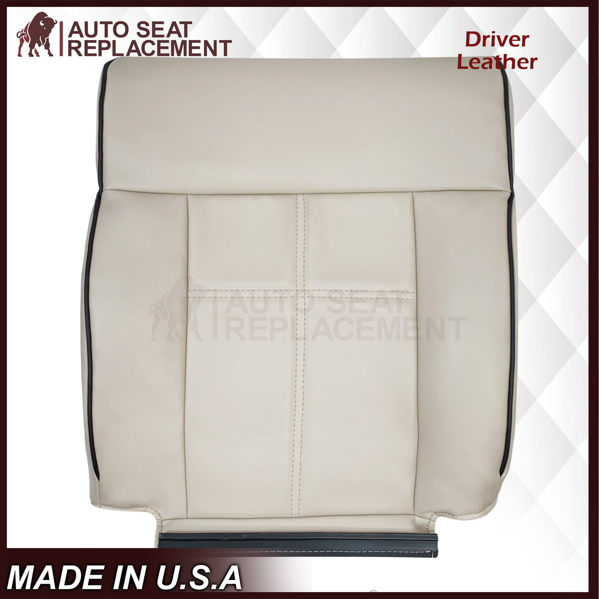 2006 2007 2008 Lincoln Mark LT Front Replacement Seat Covers in Medium Light Parchment Tan: Choose From Variants