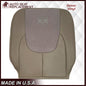 2002 - 2003 Dodge Ram 1500 2500 3500 4500 Laramie SLT Replacement Synthetic Leather & Suede Seat Cover In Tan