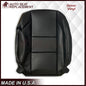 2005-2015 Nissan Titan Driver and Passenger Side Top and Bottom Seat Covers in Black : Choose from the variants