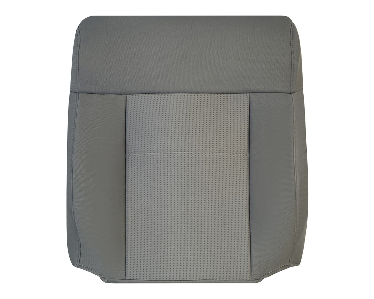 2007 2008 Ford F-150 XLT Replacement Driver OR Passenger Seat Cover in Gray Fabric