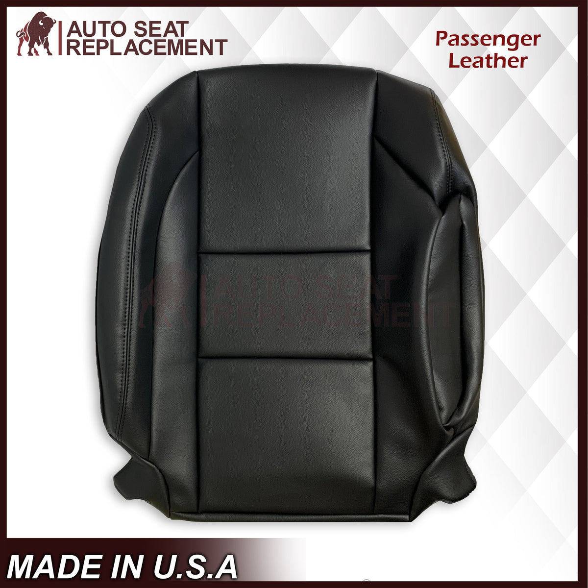 2005-2015 Nissan Titan Driver and Passenger Side Top and Bottom Seat Covers in Black : Choose from the variants