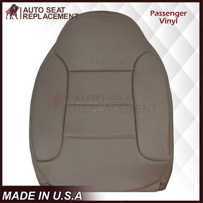 1992 - 1996 Ford Bronco Eddie Bauer Synthetic Leather Seat Cover In Mocha Tan