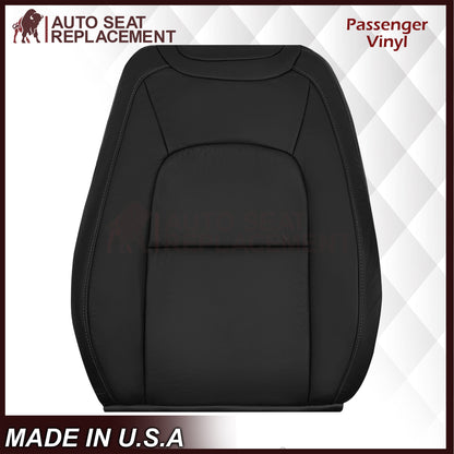 2015-2022 Chevy Colorado LT ZR2 LTZ LS Replacement Seat Covers In Black: Choose In Leather or Vinyl