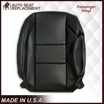 2005-2015 Nissan Titan Driver and Passenger Side Top and Bottom Seat Covers in Black : Choose from the variants