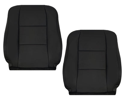 2005 - 2008 Acura TL Driver Or Passenger Seat Covers In Black: Choose Leather OR Synthetic Leather