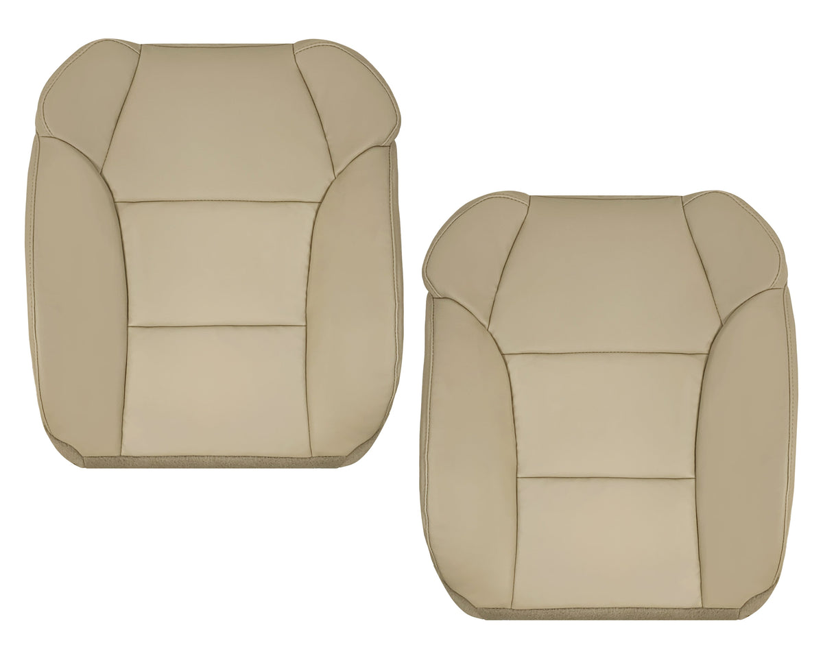 2007 - 2013 Acura MDX Driver Or Passenger Replacement Seat Covers: Non-Perforated Tan