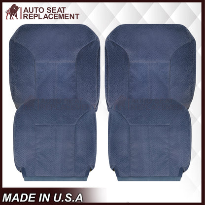 1995-1999 Chevy Tahoe Suburban Silverado Replacement Cloth Seat Cover in Navy Blue: Choose your options