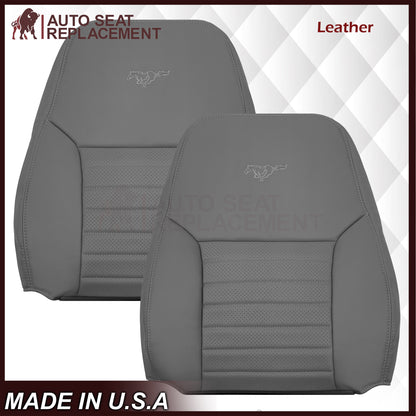 1999-2004 Ford Mustang GT Convertible Replacement Seat Cover In Medium Graphite Gray