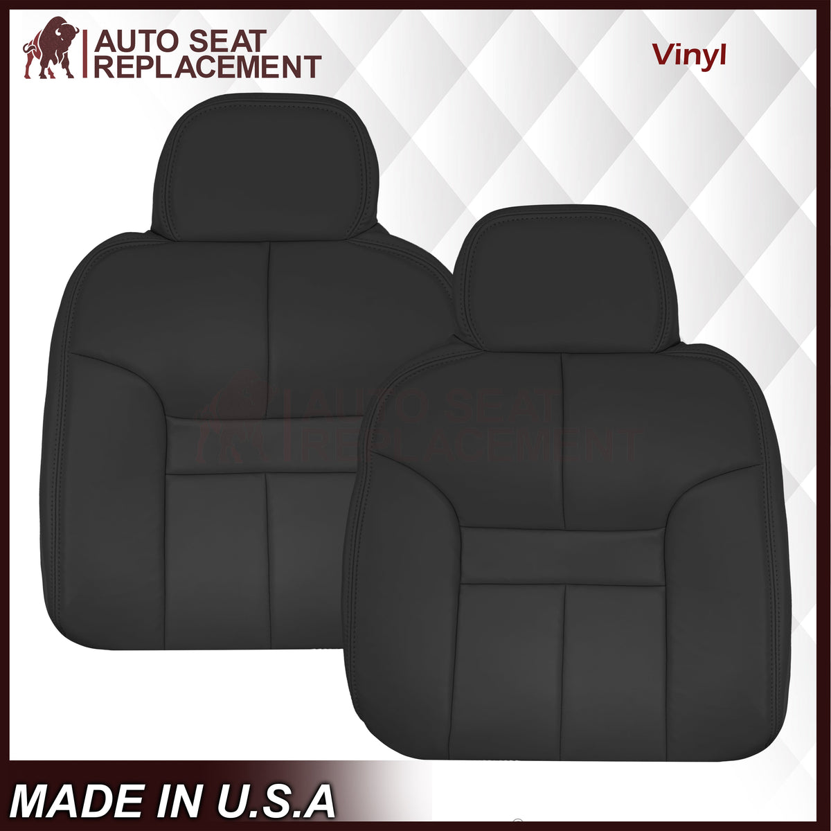 1994 - 1997 Dodge Ram Laramie SLT 1500 2500 3500 Seat Covers in Black: Choose From Variation