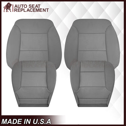 2014-2019 Chevy Silverado LS LT Z71 Replacement Cloth Seat Cover: Gray