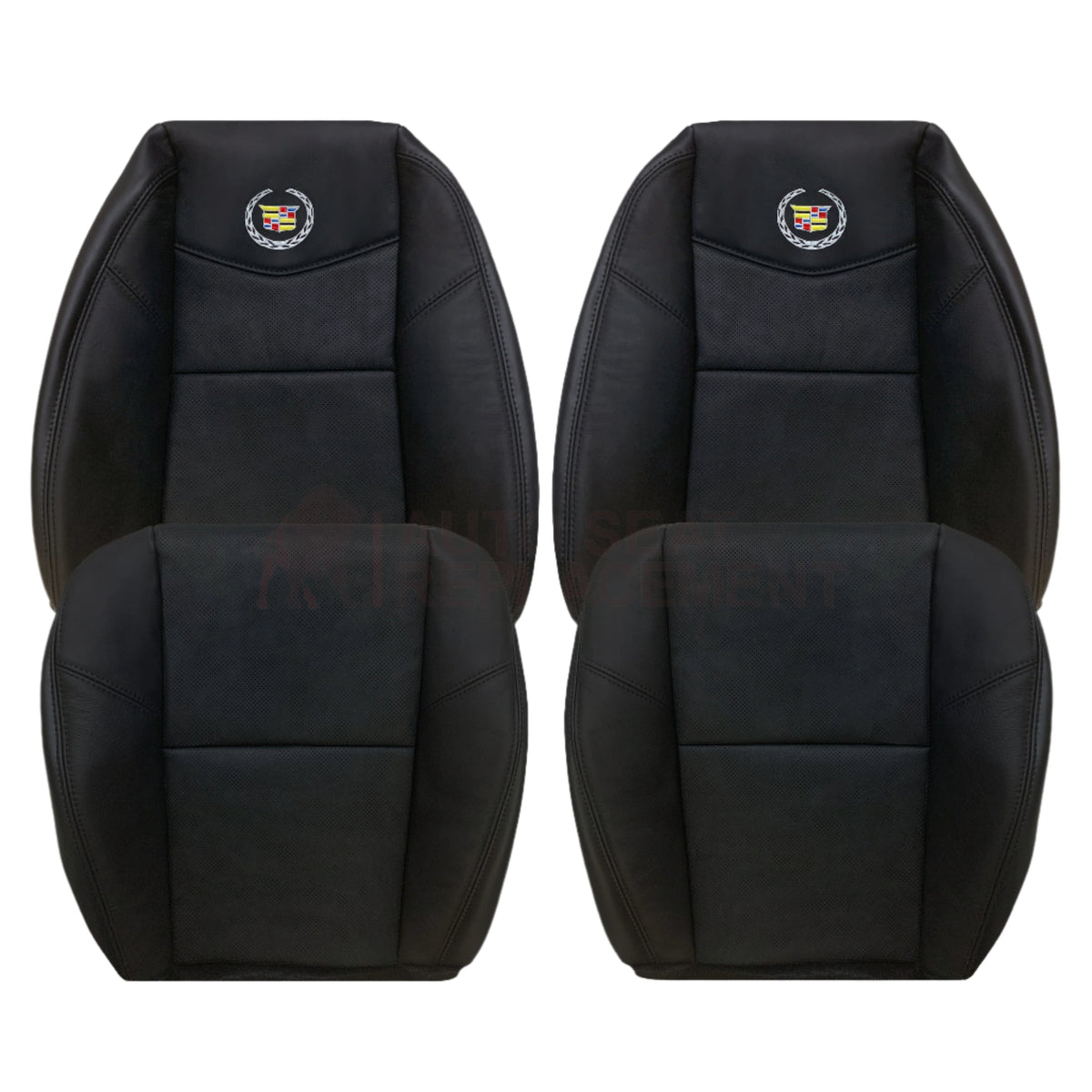 2007-2014 Cadillac Escalade Perforated Genuine Leather or Synthetic Leather Seat Cover in Black: Choose From Variation