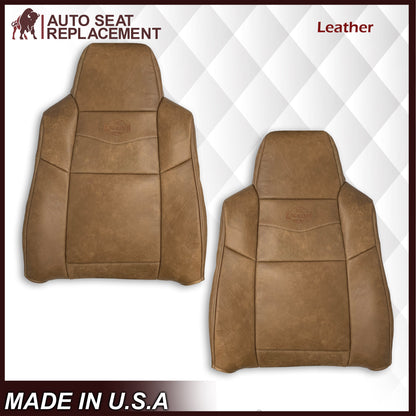2002-2007 Ford F250 F350 King Ranch Replacement Cowhide Genuine Leather Seat Covers