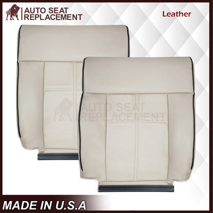 2006 2007 2008 Lincoln Mark LT Front Replacement Seat Covers in Medium Light Parchment Tan: Choose From Variants