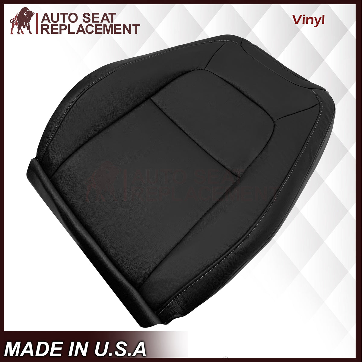 2015-2022 Chevy Colorado LT ZR2 LTZ LS Replacement Seat Covers In Black: Choose In Leather or Vinyl