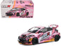 Toyota Goodride GR Yaris RHD (Right Hand Drive) "EVA RT Production Model-08" Pink Metallic with Graphics 1/64 Diecast Model Car by Pop Race  free shipping USA