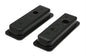 Trans-Dapt Performance Products GM 4.3L V6 Asphalt Black Powder Coated Valve Cover Caps - 8696